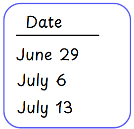 Custom Recur with No Start Date