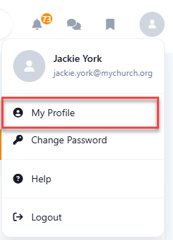 Profile Menu