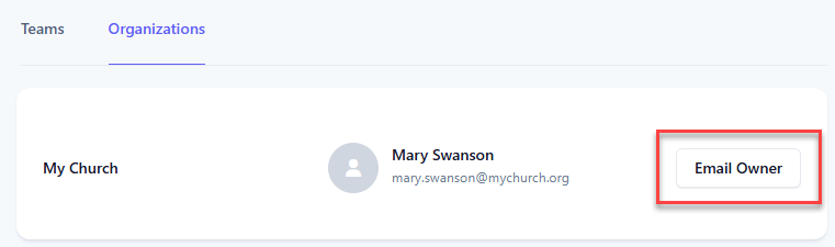 Email Owner Button