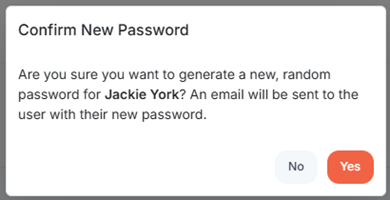 Reset Password Confirmation